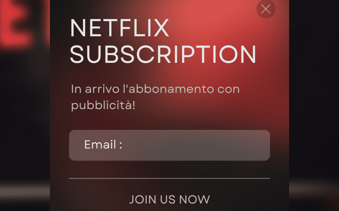 Netflix, arriva l’abbonamento con pubblicità
